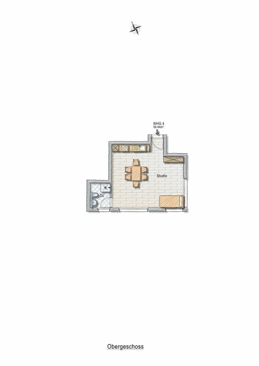 MODERNES 1.5-ZIMMER-STUDIO NAHE DEM BODENSEE   IN LANDSCHLACHT 8