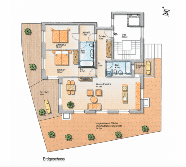 Neubauwohnung mit 3.5-Zimmern und hochwertigem Ausbaustandard 9