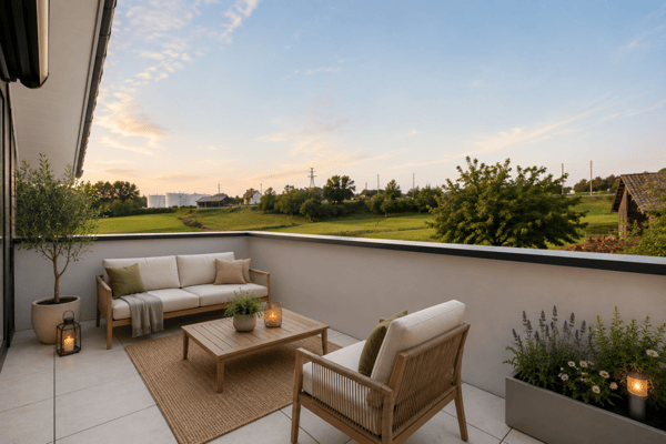 ruhig gelegene 3.5-Zi. Neubau-Dachwohnung mit Blick ins Grüne 2