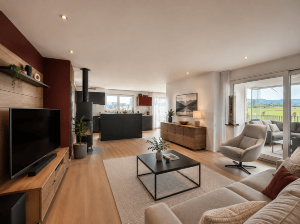 5.5-Zimmer-Attikawohnung mit 150 m² Rundumterrasse, Weitsicht und direktem Terrassenzugang aus jedem Zimmer 15