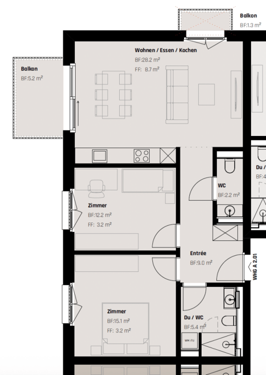 Design trifft Wohnkomfort - exklusive 3.5-Zimmer-Wohnung 9