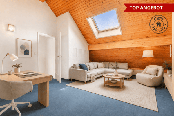 Viel Raum, viel Licht, viel Ruhe: Dachmaisonette in Speicher