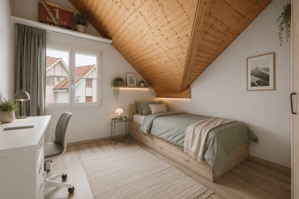 Über den Dächern von Speicher: Lichtdurchflutete Maisonette mit viel Raum und Ruhe 11