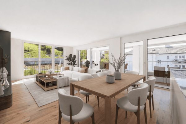 WO DIE SONNE ZU HAUSE IST: STILVOLLE 4.5-ZIMMER-WOHNUNG AN RUHIGER LAGE