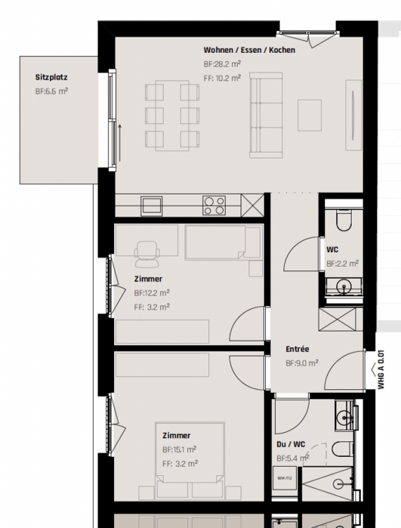 Letzte Chance: Traumhafte Neubauwohnung mit luxuriösem Ausbaustandard 6
