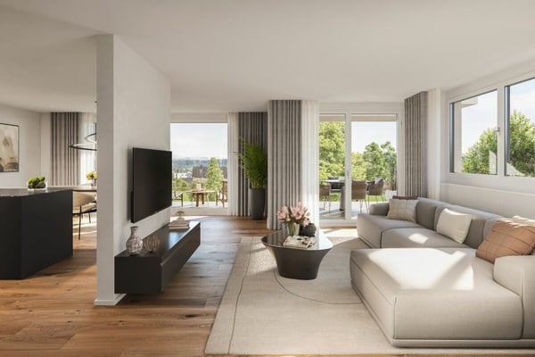 Familienwohnen mit Aussicht - grosszügiges 5.5-Zi. Doppel-Einfamilienhaus 7