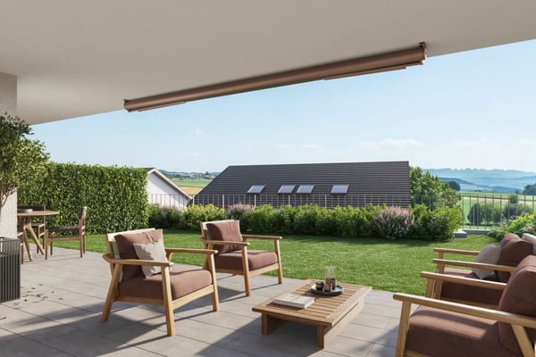 Neubau DORFRESORT - 3.5-Zi. Gartenwohnung mit Poolzugang 2