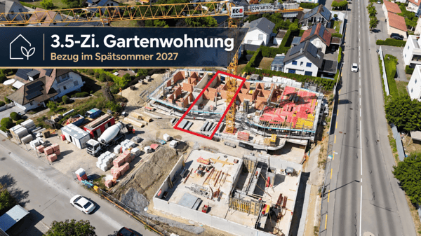 Neubau 3.5-Zi. Parterrewohnung mit grossem Gartenanteil 1