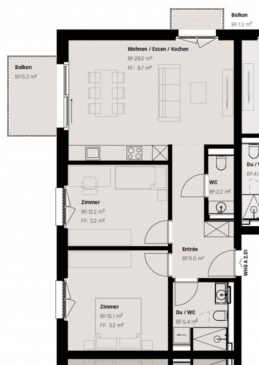 Neubauwohnung mit exklusivem Ausbaustandard an bester Lage in St. Gallen 8