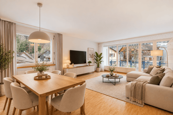 Gemütliche 3.5-Zimmer-Wohnung an angenehmer und ruhiger Wohnlage 1