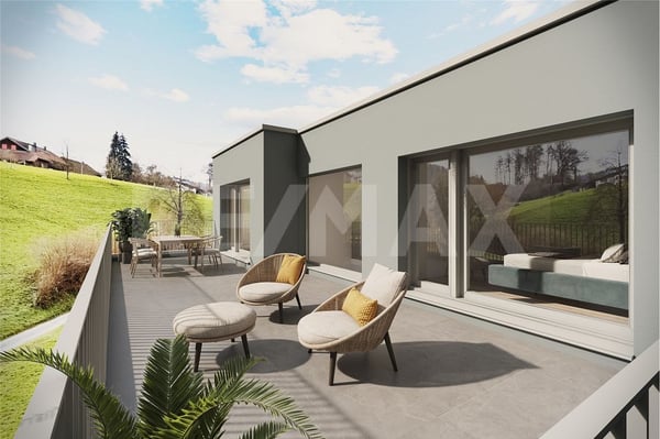 Hochwertige Einfamilienhäuser: mit Weitblick ins Grüne, Terrasse und nachhaltiger Bauweise 11