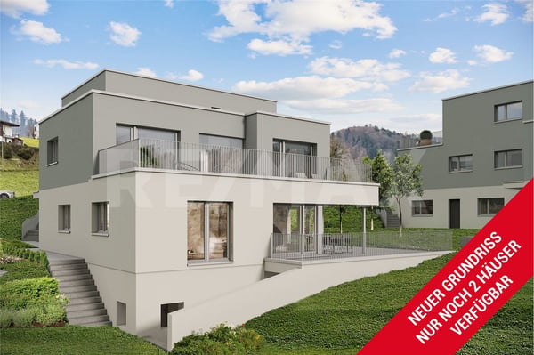 Hochwertige Einfamilienhäuser: mit Weitblick ins Grüne, Terrasse und nachhaltiger Bauweise 1
