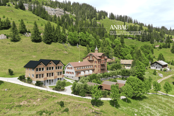 3.5-Zimmer-Maisonette-Wohnung im Anbau – Projekt Rigi Des Alpes 2