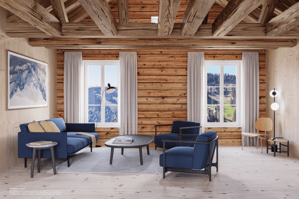 3.5-Zimmer-Attika-Wohnung im Turmhaus – Projekt Rigi Des Alpes 3
