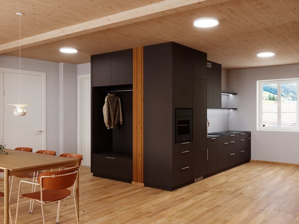 3.5-Zimmer-Wohnung im 2. OG der Residenz Posthaus – Projekt Posthaus Urigen 6