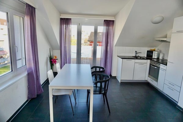 PER 16. JUNI 2026 ODER 01.07.2026 Wunderschöne möblierte 2.5- Zimmer-Dachwohnung zu vermieten 4
