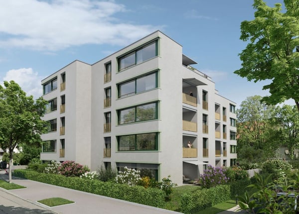 Ruhige Attikawohnung mit Sicht ins Grüne / Baubeginn erfolgt! 2