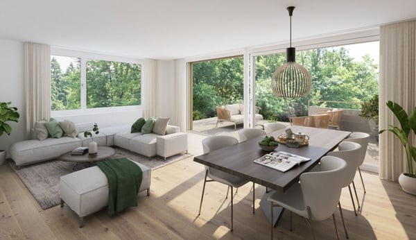 Sonnige 4.5 Zimmer-Gartenwohnung mit besonderem Flair 2