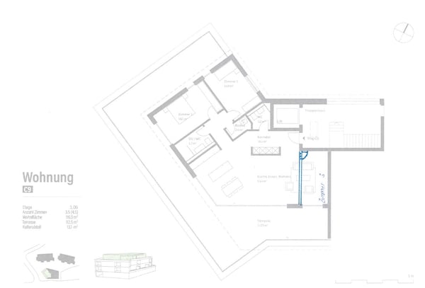 Moderne 1.5-Zimmer-Wohnung mit grosszügiger Terrasse und Seenähe in Schmerikon 11