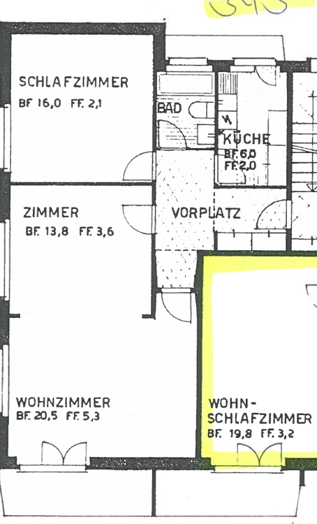 Frisch sanierte 2-Zimmerwohnung mit zwei Balkonen in Witikon 14