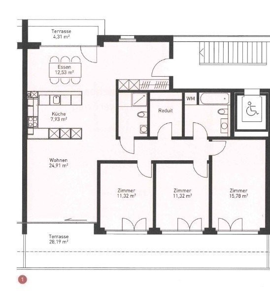 Attikawohnung mit Terrasse und Aussicht 10