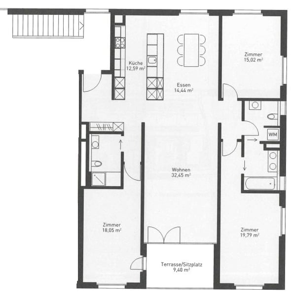 Perfekt für Familien: Wohnung mit grossem Wohnbereich & Sitzplatz 11