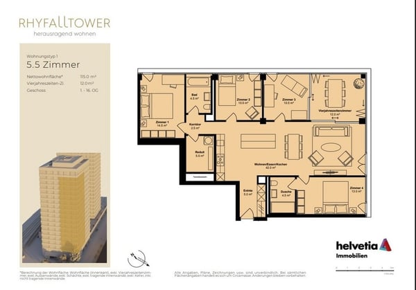 Rhyfalltower - Herausragend wohnen 9