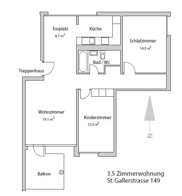 1.5-Zimmerwohnung in schönster Umgebung 7