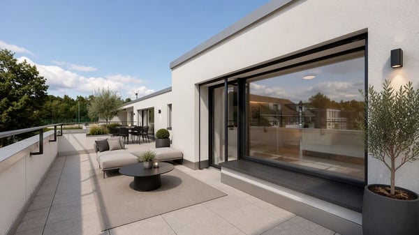 Stilvolle Attikawohnung mit über 100 Quadratmetern Dachterrasse 10
