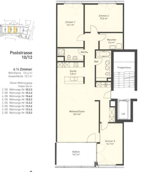 Moderne Wohnung direkt im Zentrum 9