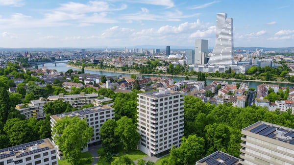 Wohnen auf höchstem Niveau - mit atemberaubendem Blick über Basel
