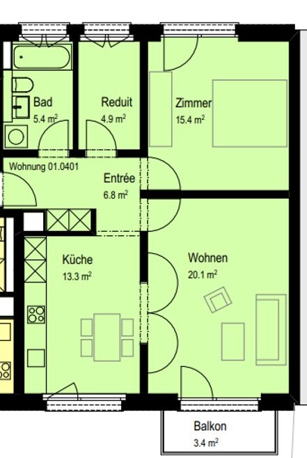 Gemütlich Wohnen über den Dächer von Zürich 11
