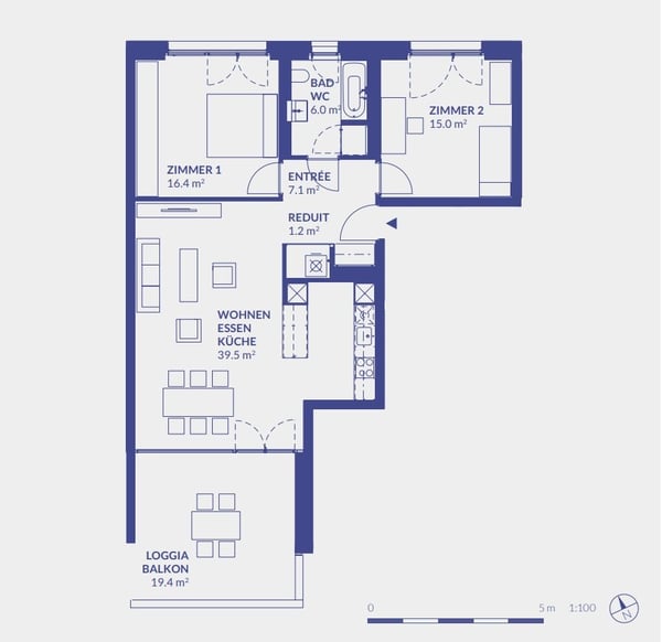 Exklusiv Wohnen mit Rooftop Pool 6