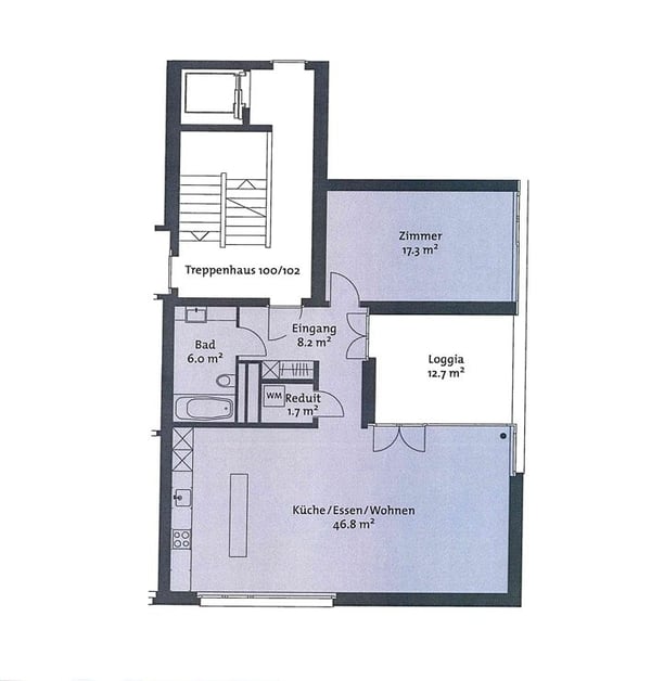 2.5-Zimmer-Wohnung mit eigenem Waschturm 7