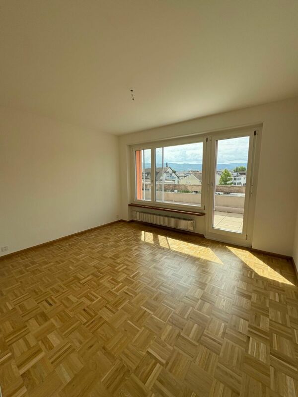 Dachterrassenwohnung mitten in Reinach mit Cheminée
