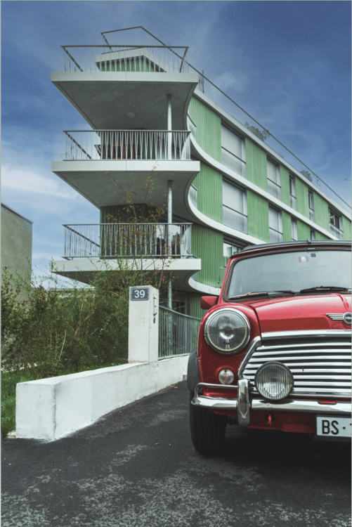 Besondere Architektur, Hochwertiger Wohnkomfort - 3.5-Zimmerwohnung