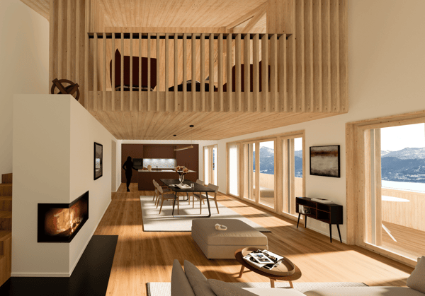 Moderne Neubauwohnungen mit Panoramablick in Sigriswil