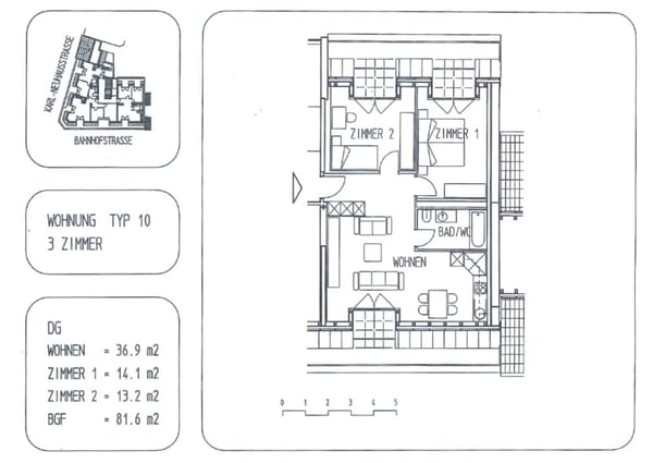 Grosszügige 1.5-Zimmer Dachwohnung im Stadtzentrum 5