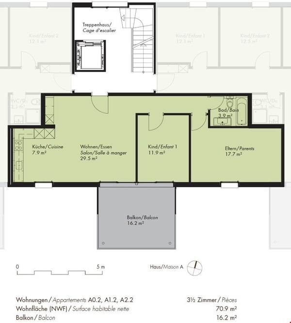 Moderne 3.5-Zimmerwohnung mit Balkon 10