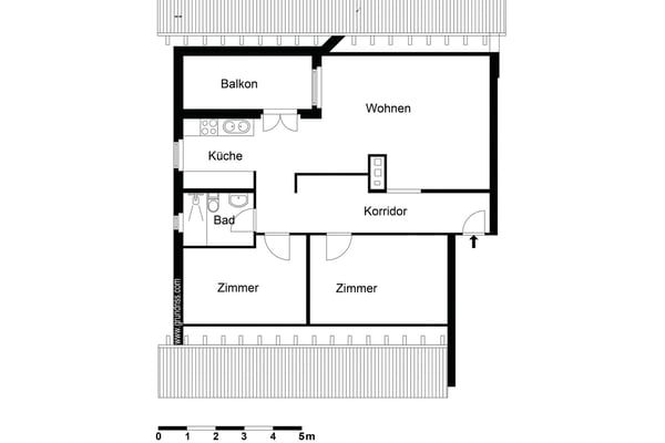 Schöne Dachwohnung mit Aussicht 16