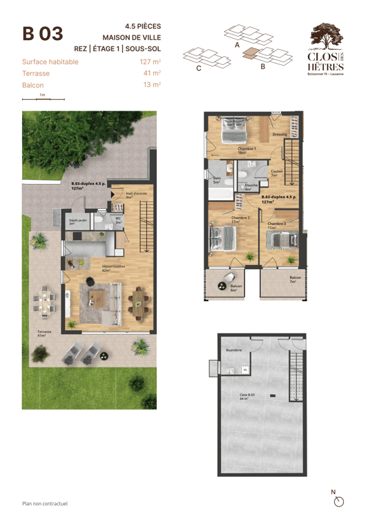 Maison contiguë 1.5 pièces 9