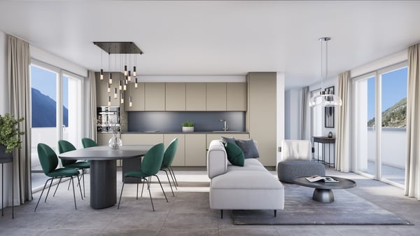 Familienparadies mit Garten – 4.5-Zimmer-Wohnung in Leuk 2