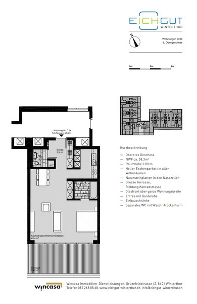 2½ ZI-WOHNUNG IN WINTERTHUR - STADT, MÖBLIERT, TEMPORÄR 11