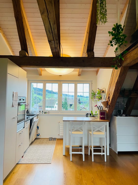 2 ZIMMER-ATTIKAWOHNUNG IN HÜTTEN (ZH), MÖBLIERT, TEMPORÄR 5