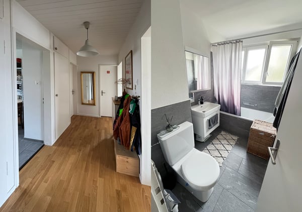 1 ZIMMER-MAISONETTEWOHNUNG IN ZÜRICH - KREIS 10 WIPKINGEN, MÖBLIERT, T 5