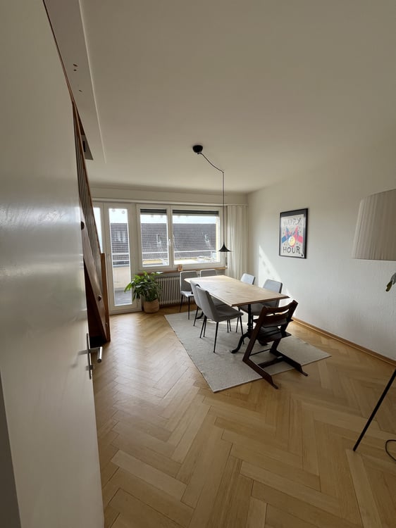 1 ZIMMER-MAISONETTEWOHNUNG IN ZÜRICH - KREIS 10 WIPKINGEN, MÖBLIERT, T 4