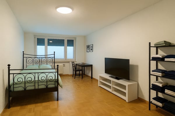 2½ ZI-WOHNUNG IN BASEL - ST. JOHANN, MÖBLIERT, TEMPORÄR 1