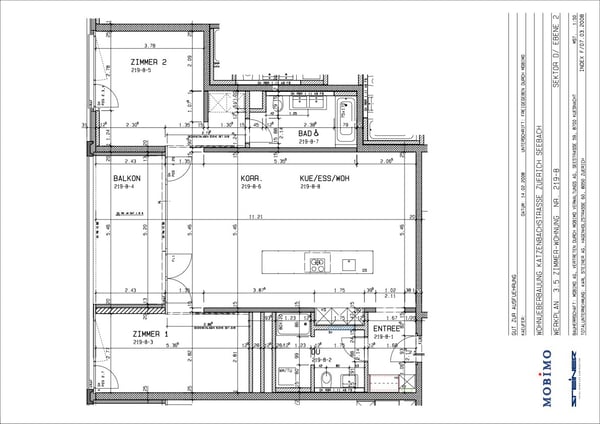 1½ ZI-WOHNUNG IN ZÜRICH - KREIS 11 SEEBACH, MÖBLIERT, TEMPORÄR 10
