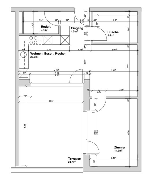 1½ ZI-WOHNUNG IN MURI (AG), MÖBLIERT, TEMPORÄR 8