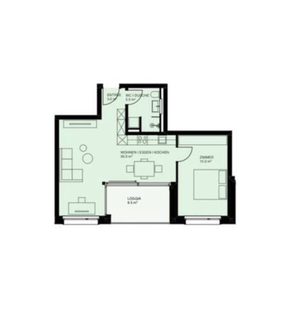 2½ ZI-WOHNUNG IN MÜNCHENSTEIN (BL), MÖBLIERT, TEMPORÄR 8